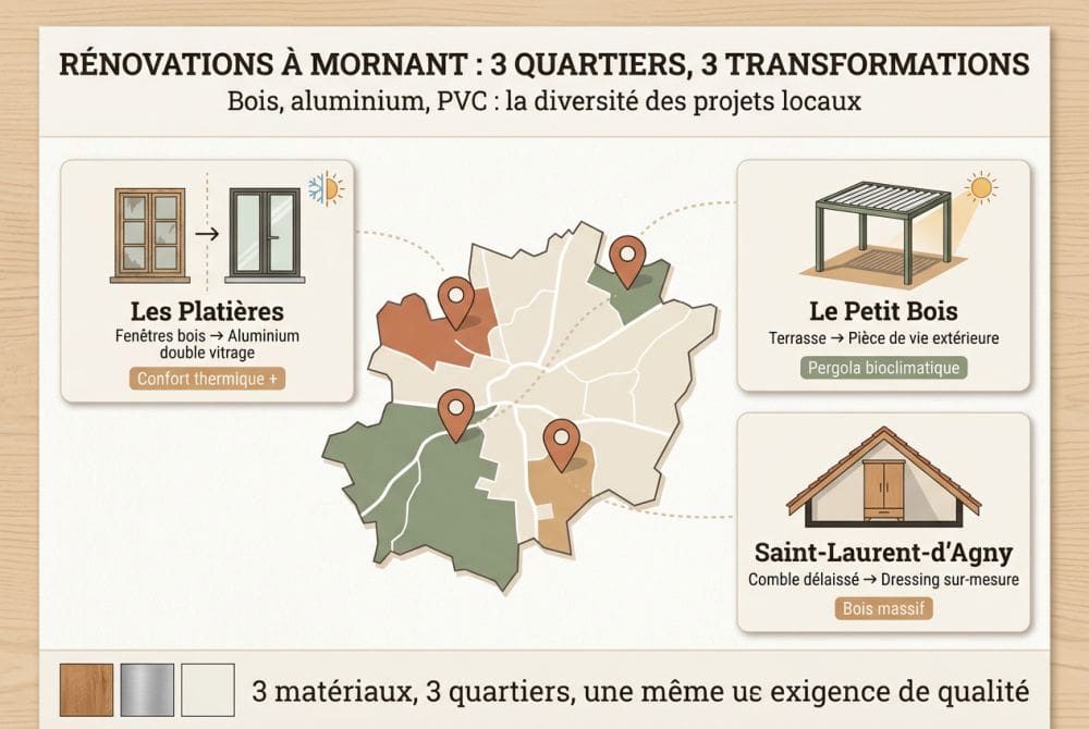 Exemples de réalisations locales à Mornant