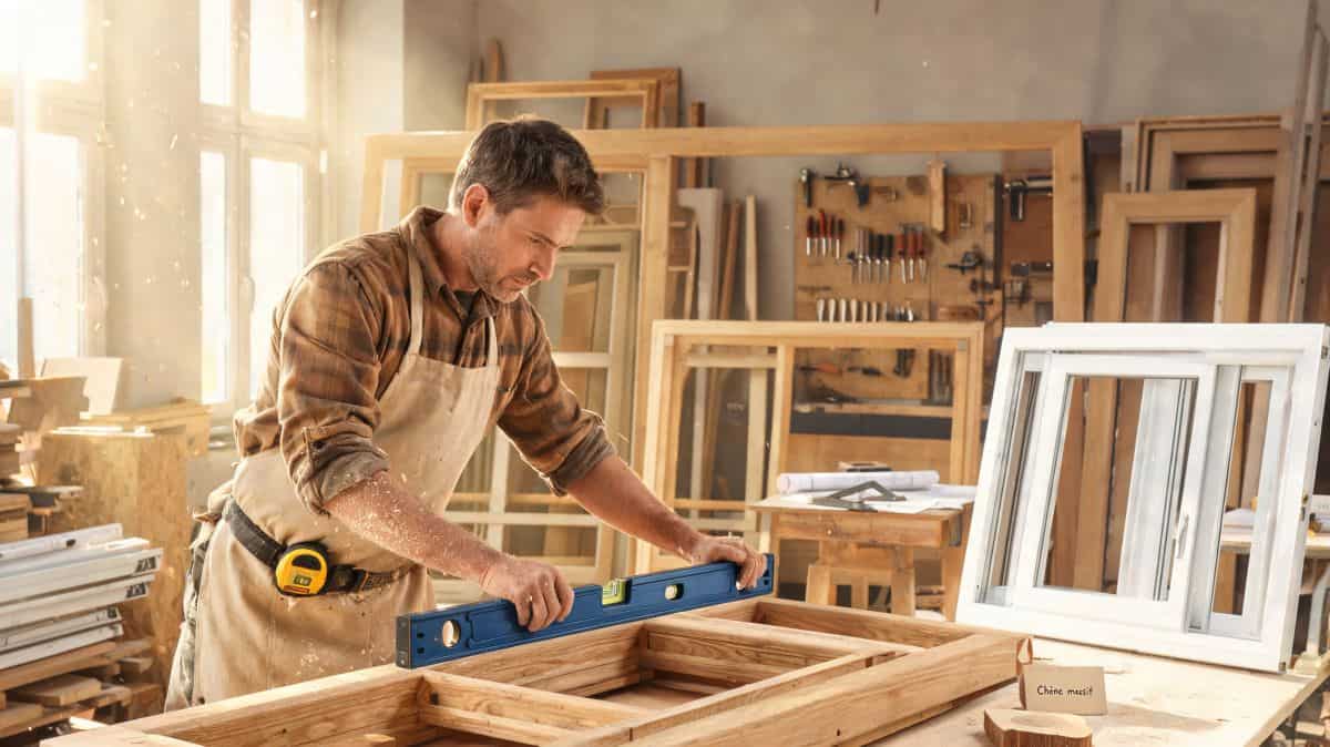 Code NAF 4332A : menuiserie bois et PVC, guide complet 2026