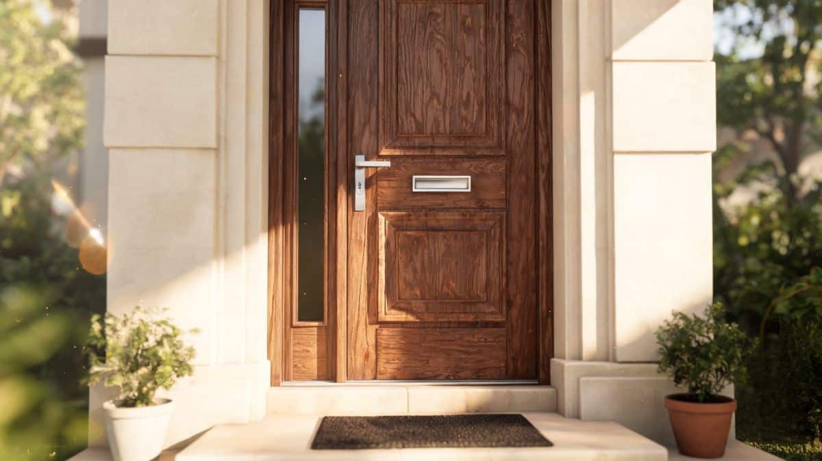 Porte d’entrée PVC imitation bois : prix, rendu et limites